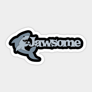 Jawsome Shark Sticker